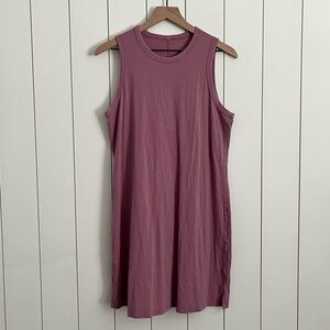 classic fit cotton blend scoop dress lululemon Classic-Fit Cotton-Blend Dress Try On